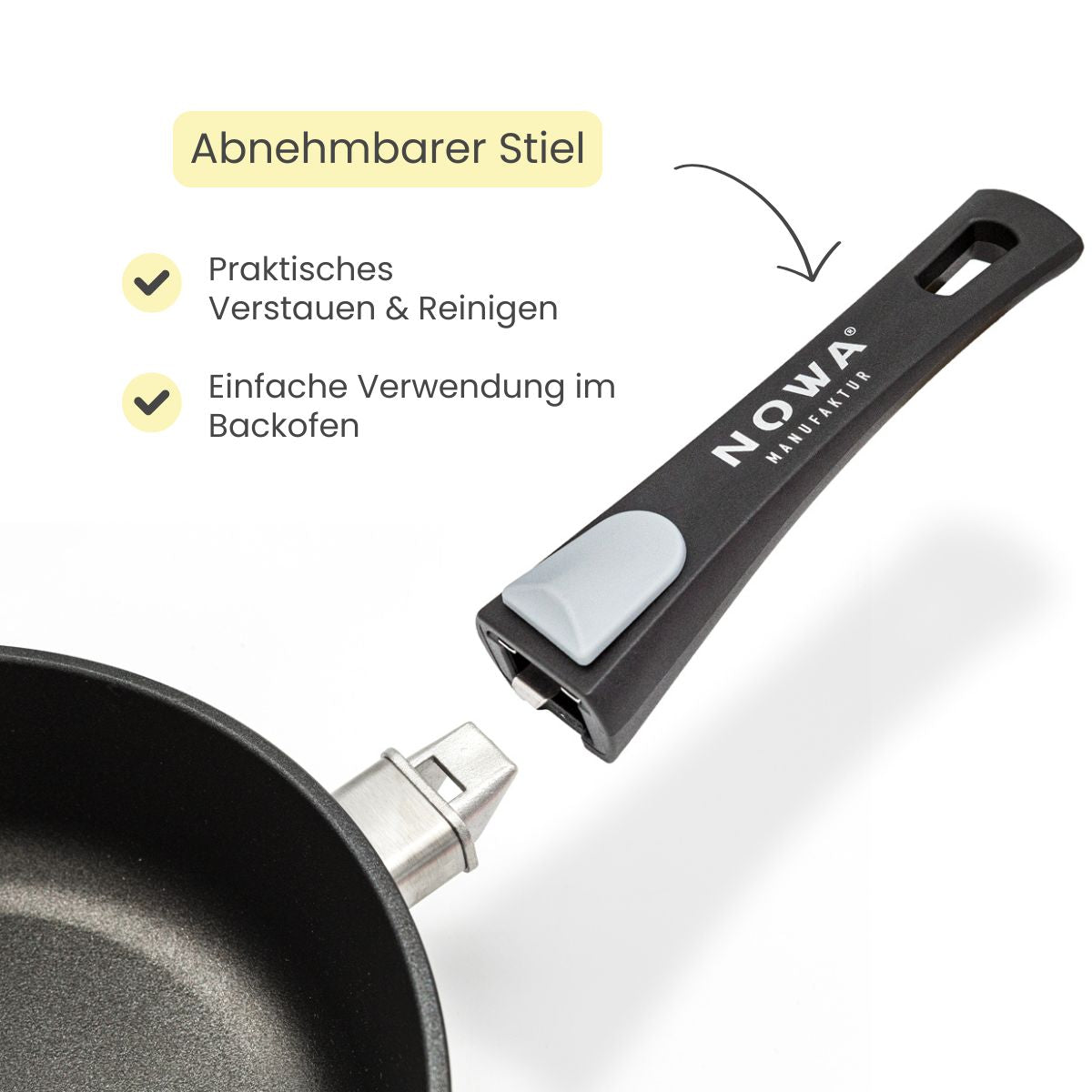 Bratpfanne Ø 20-28 cm | hoch 7 cm