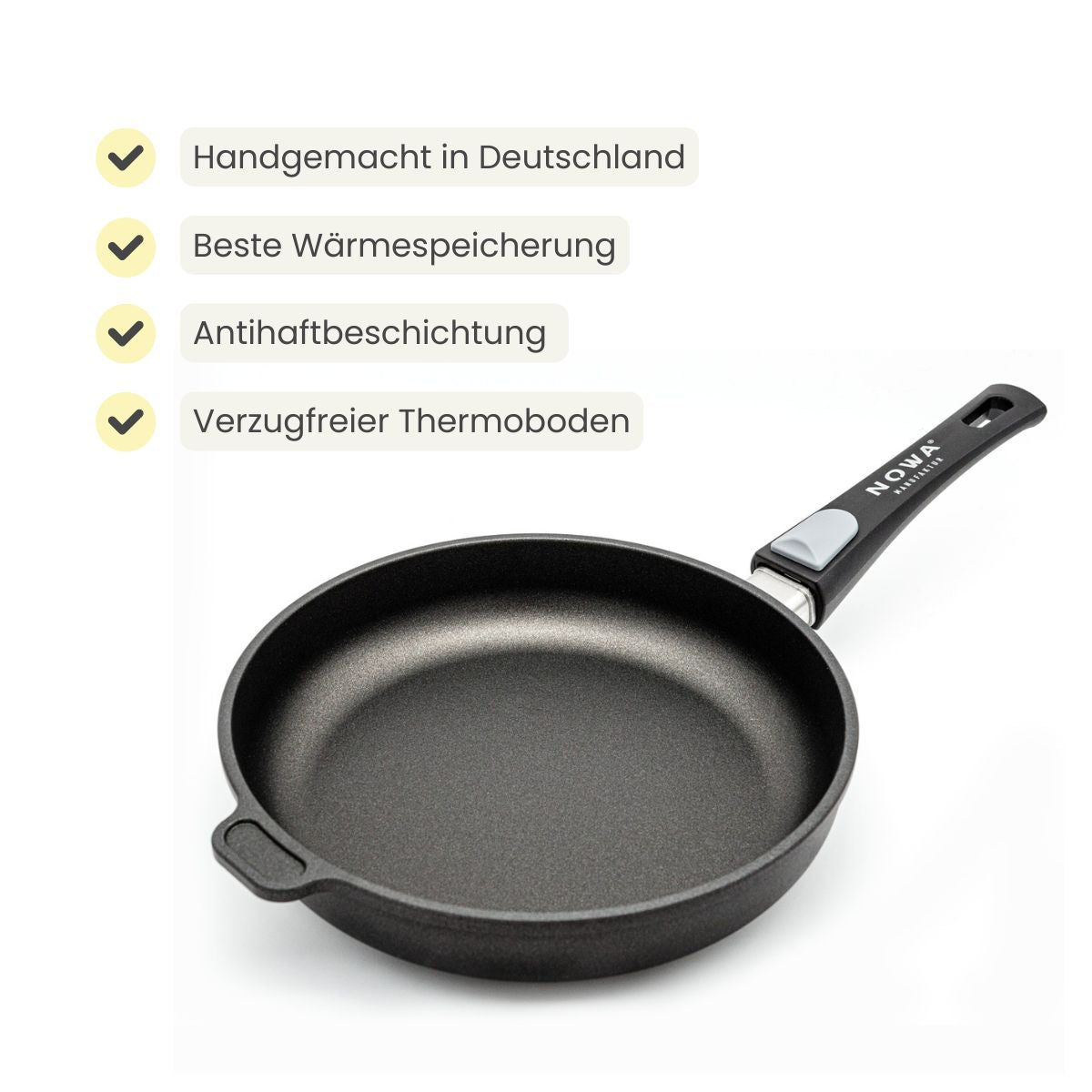 Bratpfanne Ø 20-32 cm | flach 4,5 cm