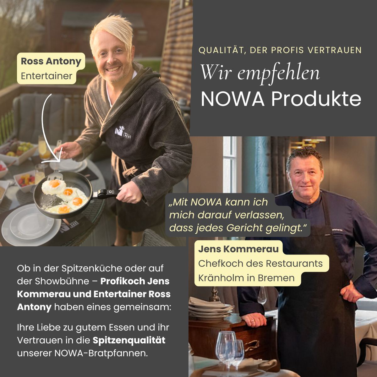 Guss Wok mit Stiel Ø 30cm