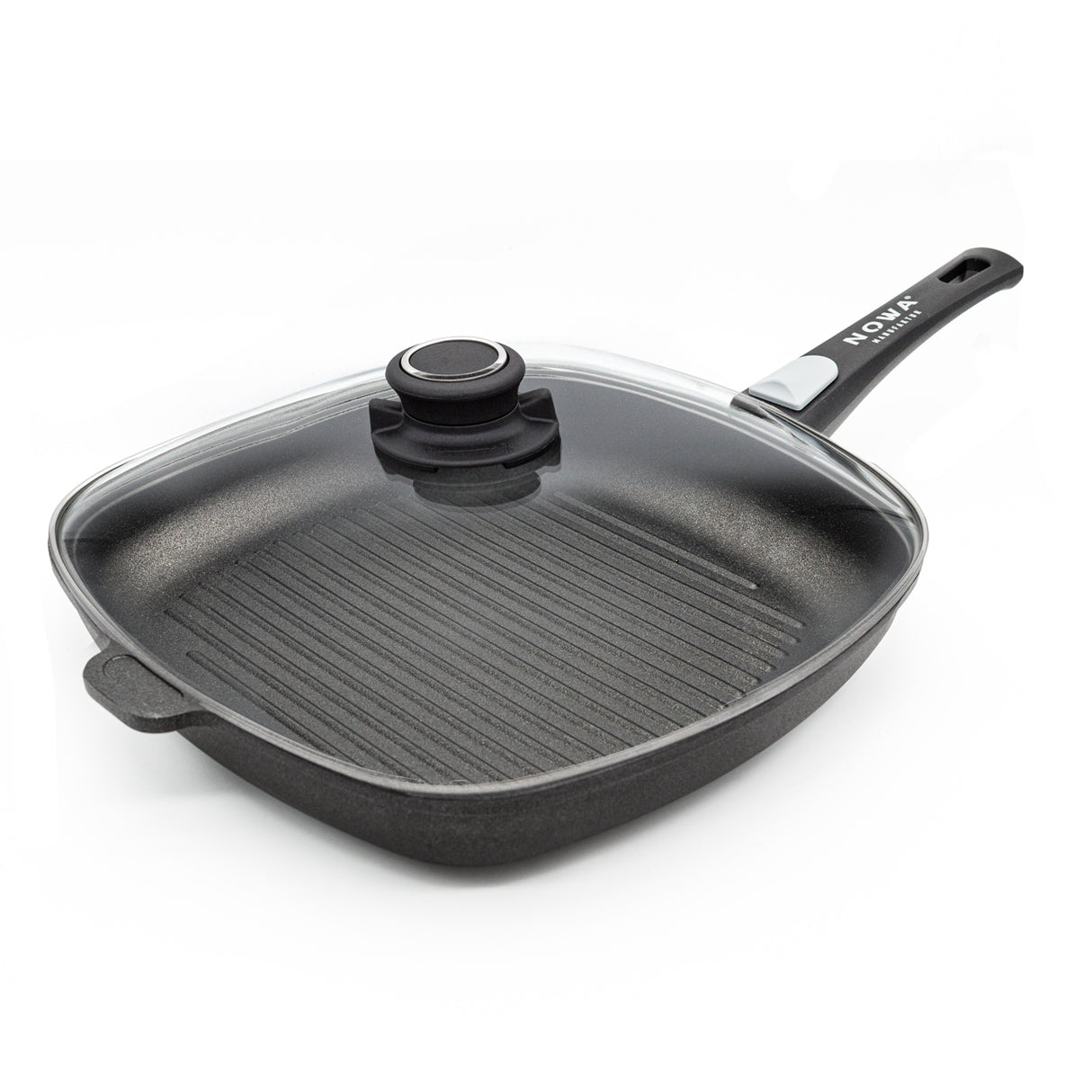 Eckige BBQ-Grillpfanne | flach 4 cm