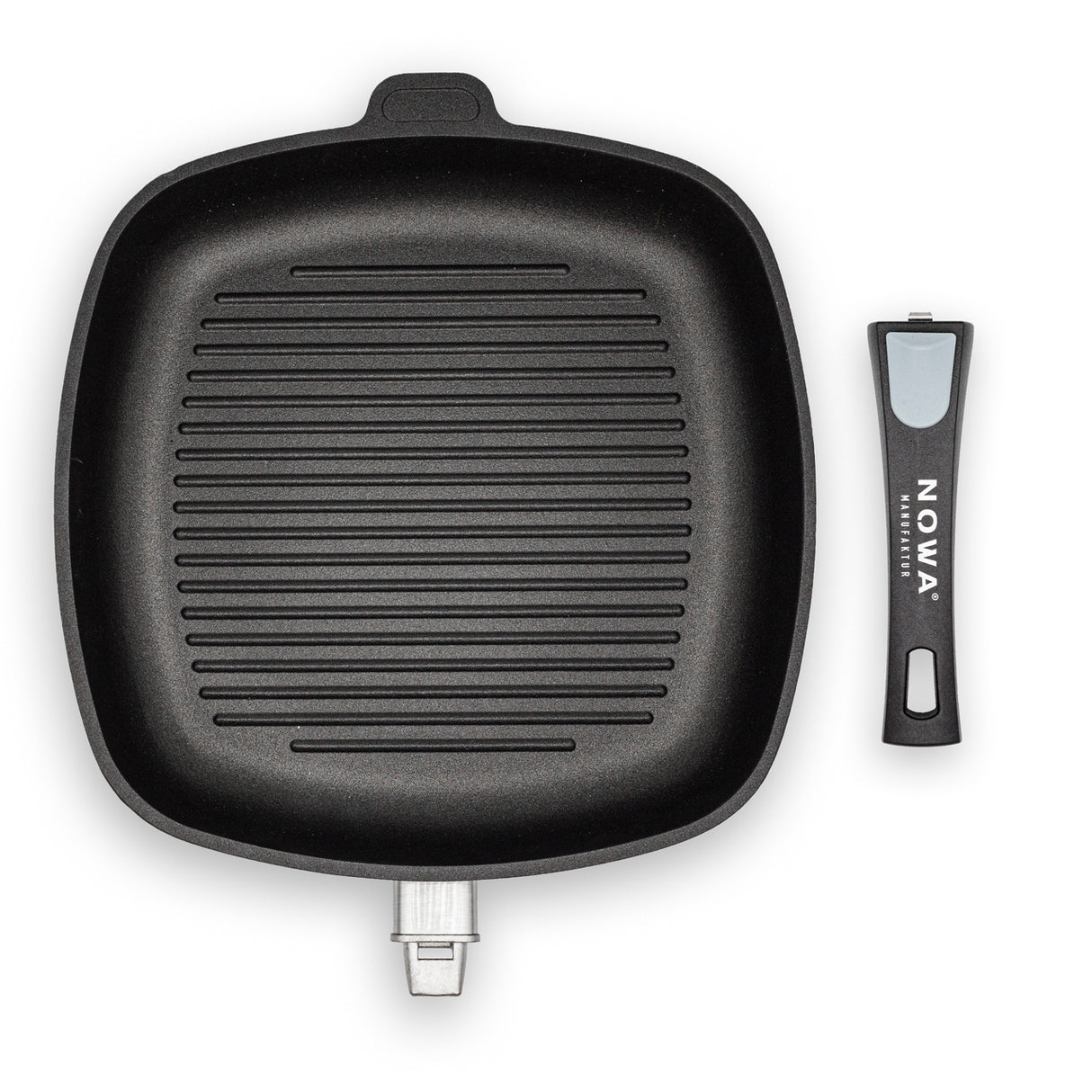 Eckige BBQ-Grillpfanne | flach 4 cm