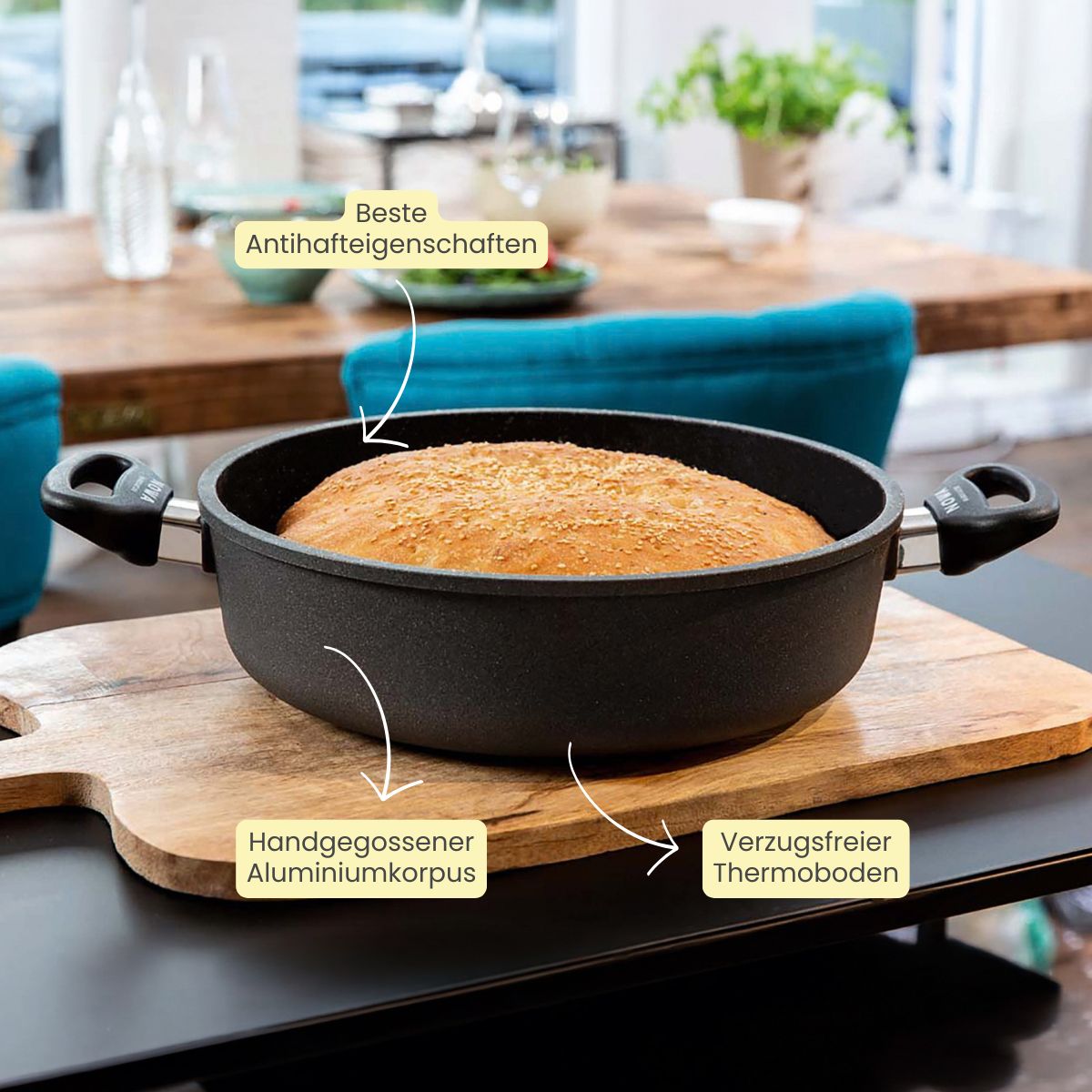 Guss Kasserolle Ø20 - 32 cm