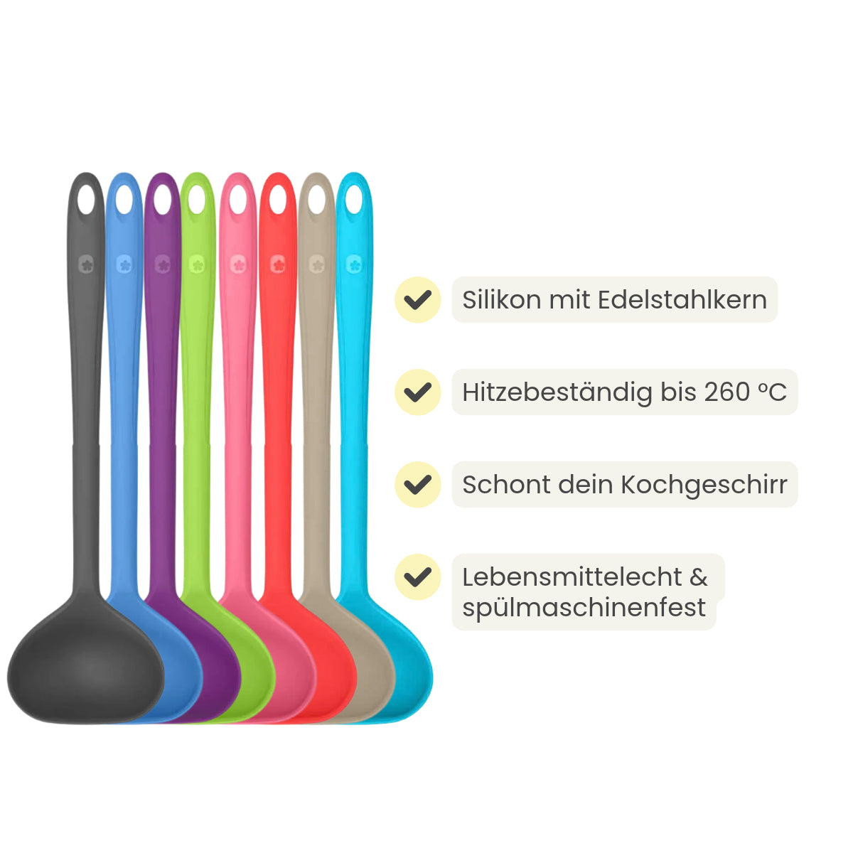 Suppen-Set XL: Kochtopf Ø 24 cm + Schöpfkelle + Untersetzer gratis