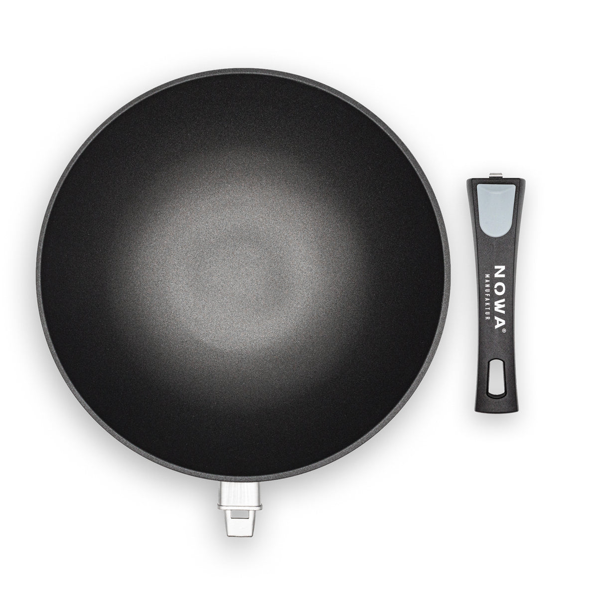 Guss Wok mit Stiel Ø 30cm