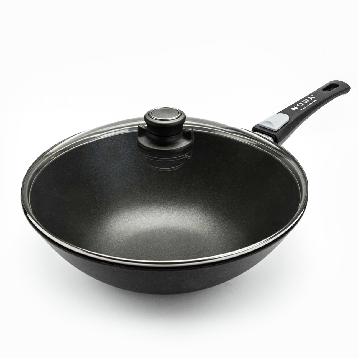 Guss Wok mit Stiel Ø 30cm