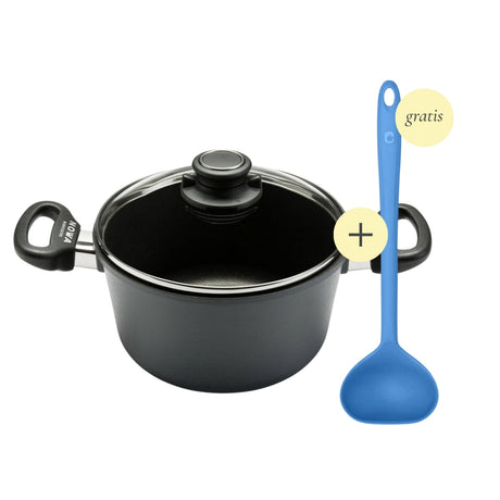 Suppen-Set: Kochtopf Ø 20 cm + Schöpfkelle gratis