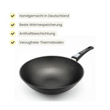 Guss Wok mit Stiel Ø 30cm