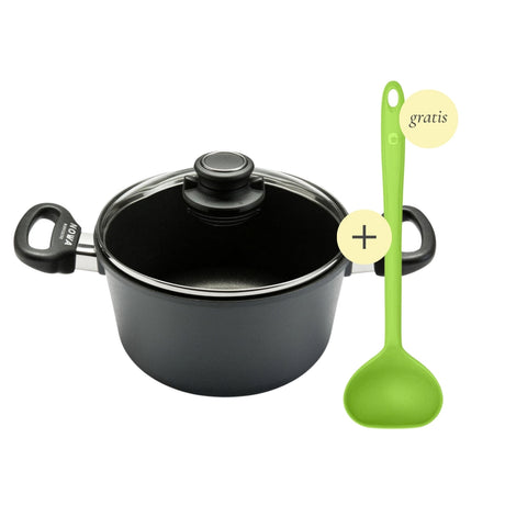 Suppen-Set: Kochtopf Ø 20 cm + Schöpfkelle gratis