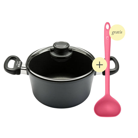 Suppen-Set: Kochtopf Ø 20 cm + Schöpfkelle gratis