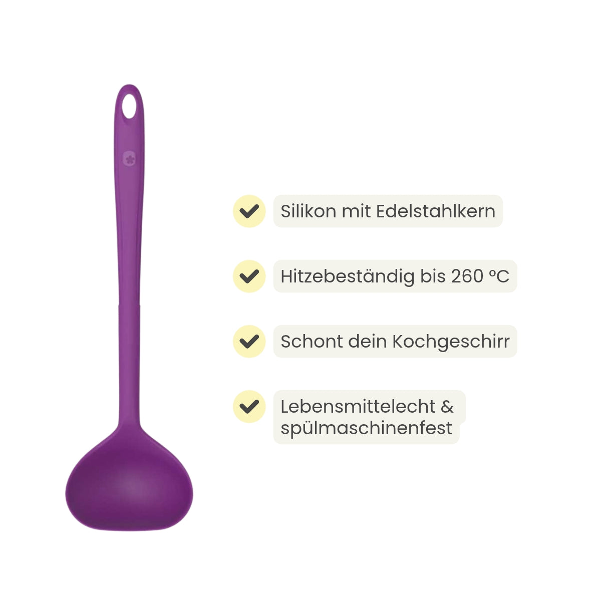 Suppen-Set: Kochtopf Ø 20 cm + Schöpfkelle gratis