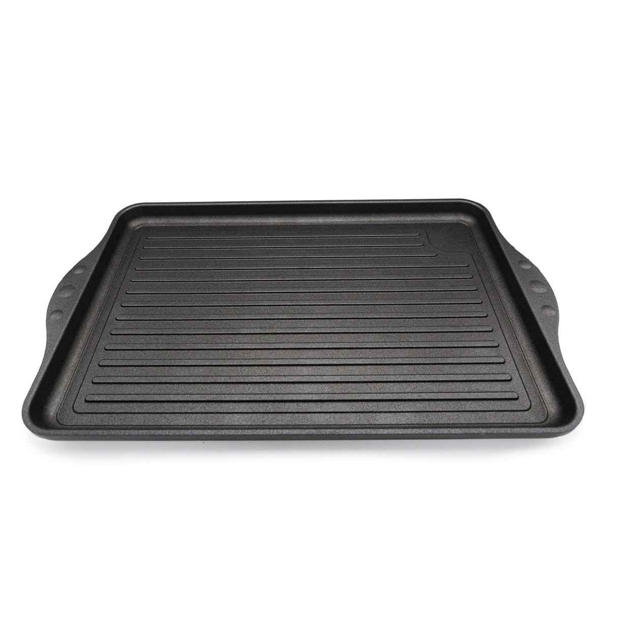 Grill- und Teppanyaki-Platte 49x29 cm gerillt