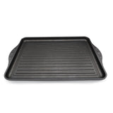 Grill- und Teppanyaki-Platte 49x29 cm gerillt