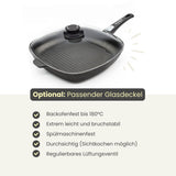 Eckige BBQ-Grillpfanne | flach 4 cm