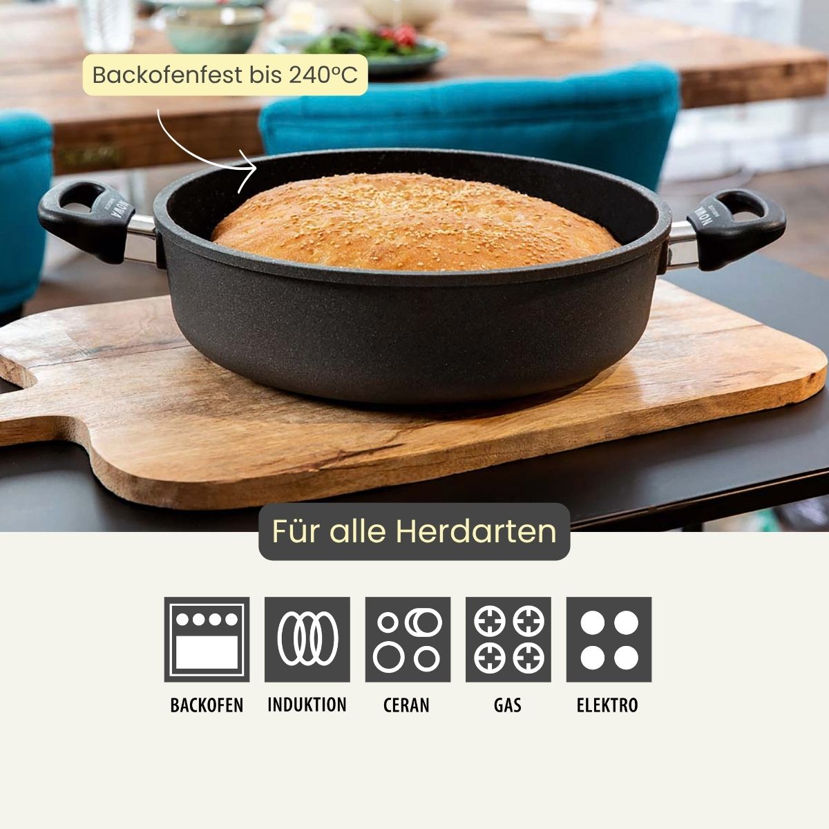 Guss Kasserolle Ø20 - 32 cm