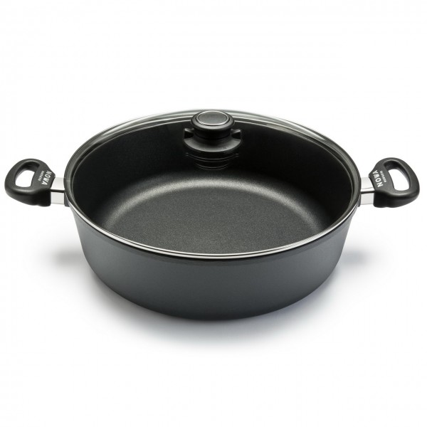 Guss &quot;Kasserolle&quot; 32 cm Ø | 10 cm Höhe induktiv