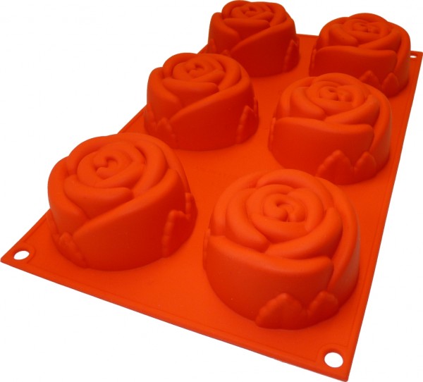 Rose 6er Muffinform